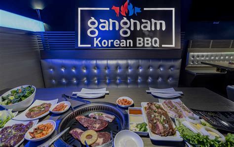 Gangnamstyle korean bbq • bulgogi • bar photos  There are around 60 kinds of appetisers, main dishes, cold dishes, salads, and desserts on offer - all with an emphasis on letting the chaos reign